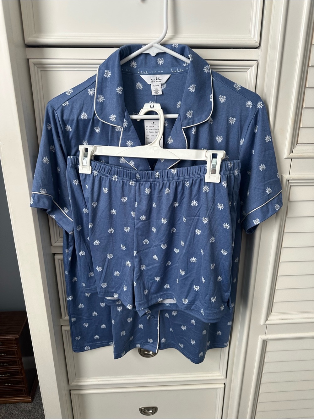 Nicole Miller New York 2 pc pajama set Size Large NWT
